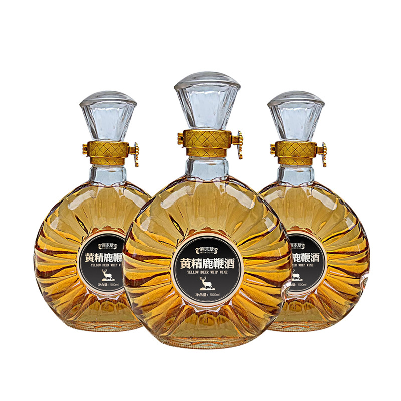 百未草黄精鹿鞭酒oem贴牌 露酒产品定制加工厂家山东