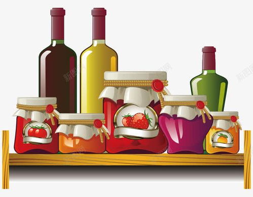 水果罐头 创意素材 架子素材