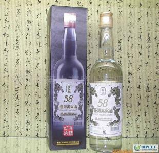 台宝台湾精选高粱酒58度白金龙 中华传统酿造工艺的现代典范